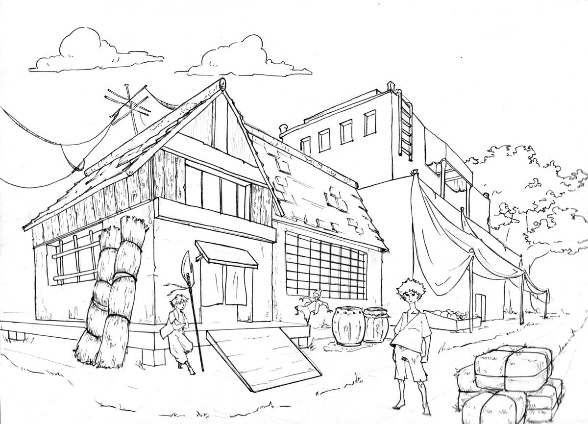 Harvest Artists Blog: 6th grade - Two Point Perspective